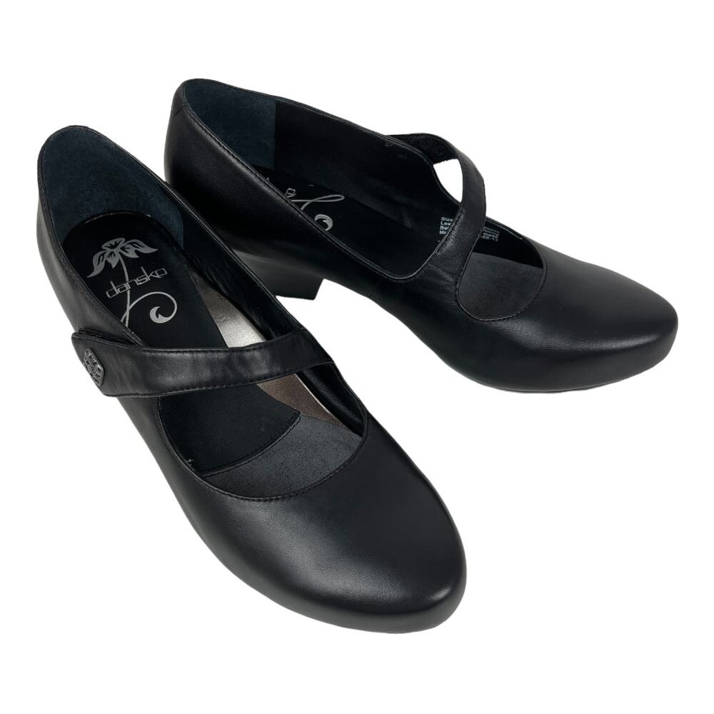 Dansko Black Heels Mary Jane Pin Up Rockabilly Size 41 Women's